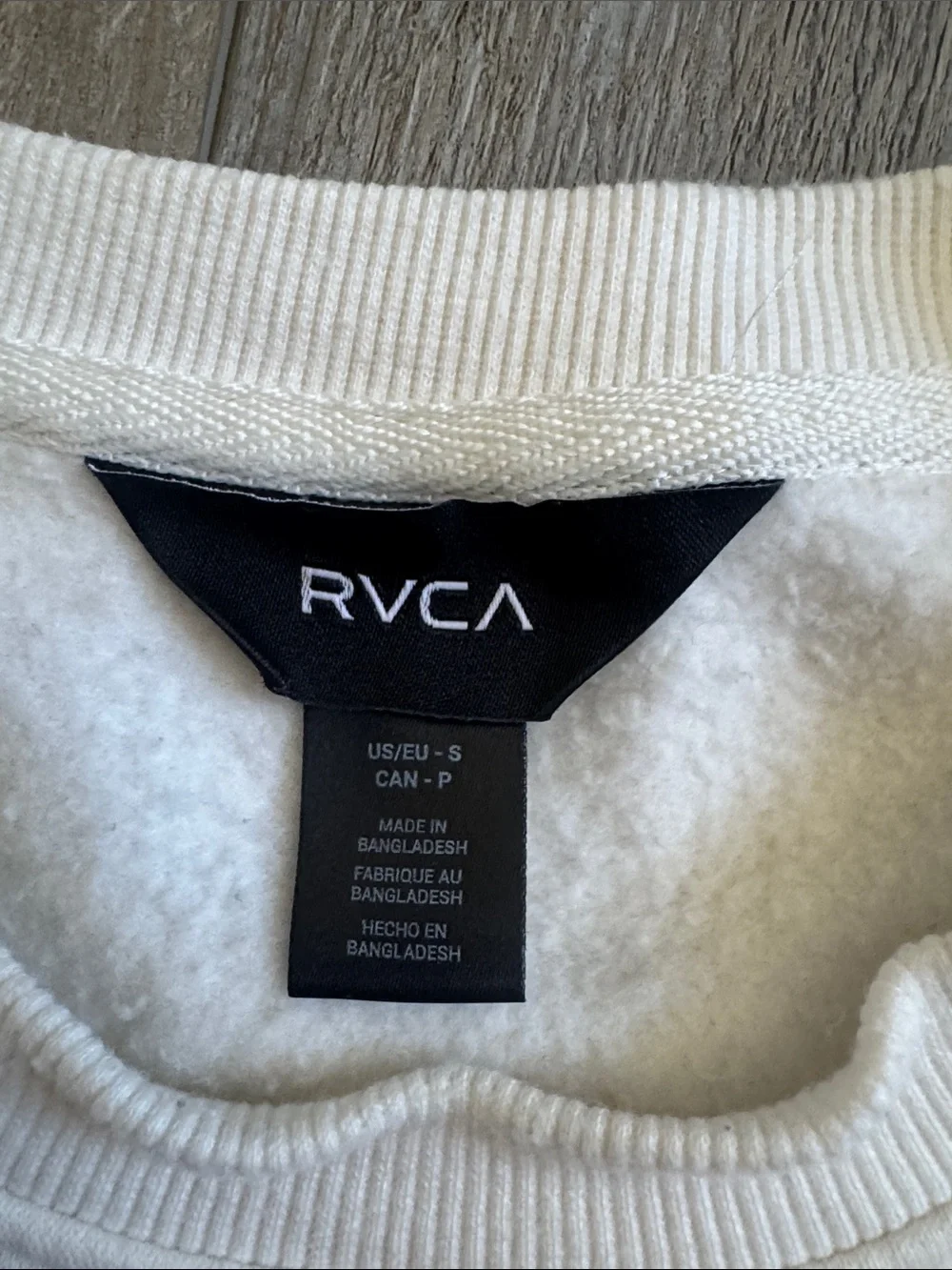 RVCA Men’s Crewneck Sweatshirt in White